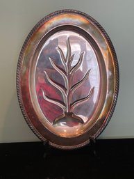 Silver Plated Footed Serving Tray