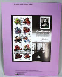 US STAMPS 1ST DAY OF ISSUE JIM HENSON MUPPETS SEPT 28, 2005