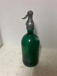 Vintage EAU GAZEIFIEE MARTIN & FRERES CIE PARIS SODA BOTTLE Green