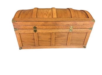 Cedar Lined Jewelry Chest With Quilted Interior Panel