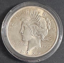 1922 Silver Peace Dollar