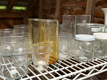 Assorted Modern Glassware