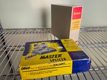 Kodak Carousel Stack Loader And Craig Master Splicer