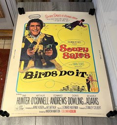 1966 Soupy Sales Movie Poster Birds Do It Columbia Pictures
