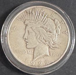 1922-D Silver Peace Dollar