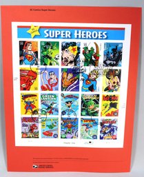 US STAMPS 1ST DAY OF ISSUE SHEET SUPER HEROES JUL 20, 2006