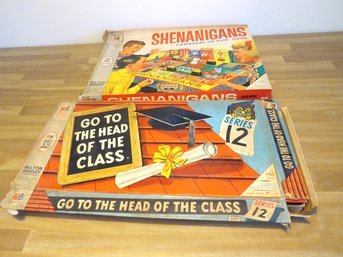 Milton Bradley Shenanigans (1966) And Go To The Head Of The Class