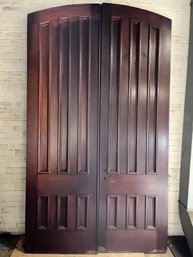 A Match Set Of 6 Panel - 8'6' Arched Doors - 4A/4B