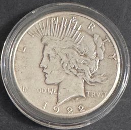 1922-s Silver Peace Dollar