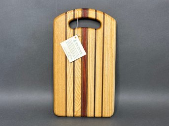 A Stunning Artisan Cutting Board Handcrafted By Mystic Woodworks, Maine