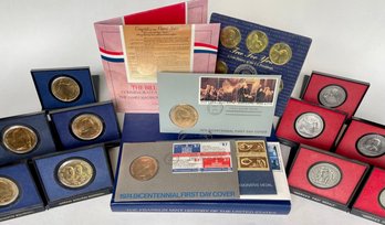 American History Medals, Stamps, Franklin Mint History Of The United States And More