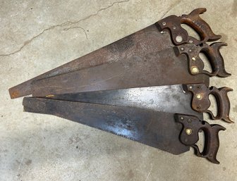 Antique Hand Saws For The Collector Lot # 4