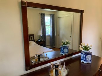 Large Mahogany Mirror