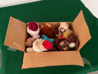 Box Of Stuffed Animals Including Sacajawea