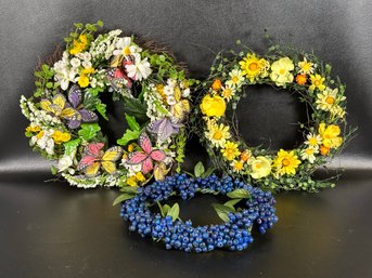 Spring & Summer Decor: Three Lovely Wreaths