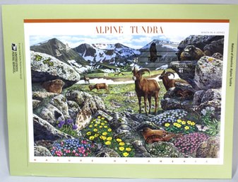 US STAMPS 1ST DAY OF ISSUE SHEET ALPINE TUNDRA AUG 28, 2007