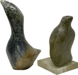 Two Stone Figurines