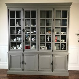 Paid $18,000 For This Spectacular RESTORATION HARDWARE French Casement Four Door Sideboard And Hutch - WOW !