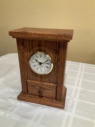 Oak Table Clock
