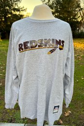 RARE NWOT 2002 NFL Reebok Team Apparel  Redskins 70th Anniv. Limited Edition Long Sleeve Shirt Vinyl Letters