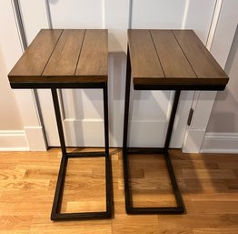2 Accent C-Shaped Side Tables