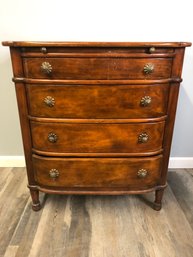 Vintage Bow Front Chest Of Drawers