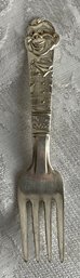 Silver Plate Howdy Doody Fork