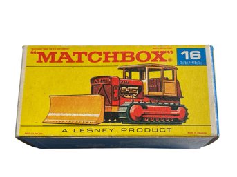 #16 Matchbox Lesney Made In England Original Box Case Tractor 1967 (read Description)