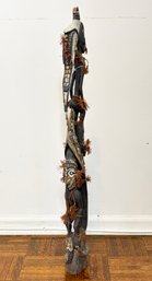 An Antique Oceanic Finial Or Totem, Palembei Tribal