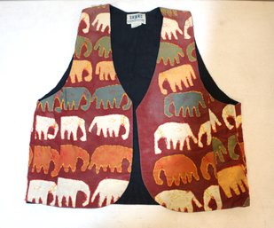 Vintage Elephant Vest