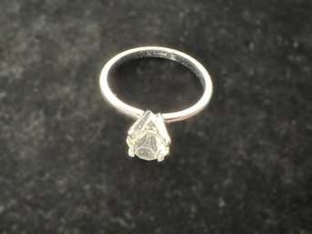 Vintage Uncas Manufacturing Co. Costume Solitaire Ring, Size 9