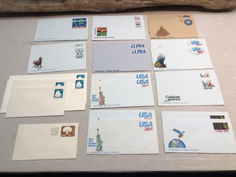 25 Prestamped Envelopes Unused