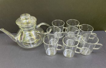 Schott Mainz Glass Tea Set For Willam Sonoma
