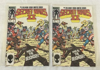 2 High Grade Copies Of MARVEL SUPER HEROES SECRET WARS II #1- KEY ISSUE
