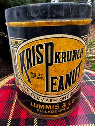Vintage General Store Tin Lummis & Co. Krisp Krunch Peanut