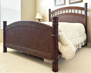 A Reed Queen Bedstead By Tommy Bahama