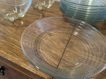 Glass Dishes, Bowls And Lunch Plates