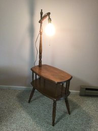 Vintage Maple Table Lamp