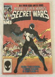 High Grade MEGA KEY ISSUE- MARVEL SUPER HEROES SECRET WARS #8- 1st Appearance Of Black Suited Spiderman!