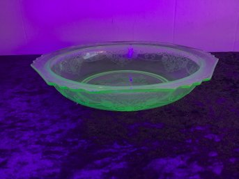 Uranium Glass Bowl