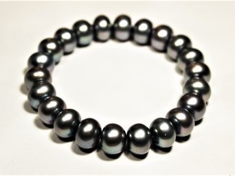 Contemporary Large Tahitian Pearl Beaded Bracelet