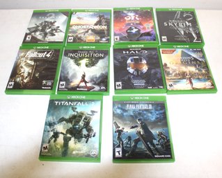 Lot Of 10 X-box One Games