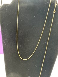 2 - Sterling Vermeil Necklaces