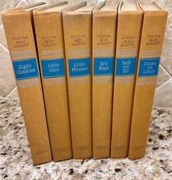 Set Of 6 LOUSIA MAY ALCOTT Hardcover Books