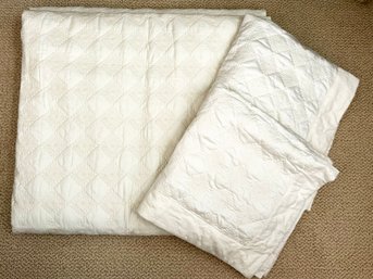 A King Coverlet And Two Pillow Shams