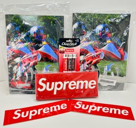 Supreme Chapstick, Crayons & 2 Supreme Cokney Magazines, New In Box