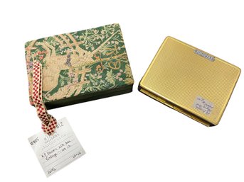 Vintage Unicorn Silk Box And Card Holder