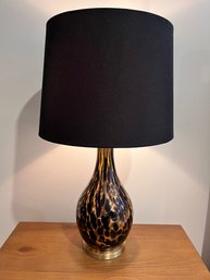 Tortoise Glass Table Lamp (1of 2)