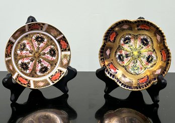 A Pair Of Imari Finger Bowls - Royal Crown Derby