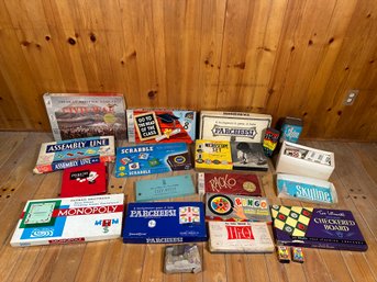 Very Large Collection Of Vintage Board Games